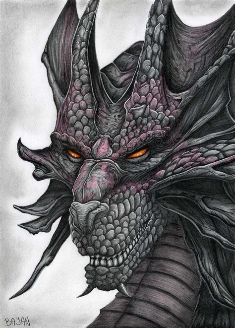 Scary Dragon Drawing at PaintingValley.com | Explore collection of Scary Dragon Drawing