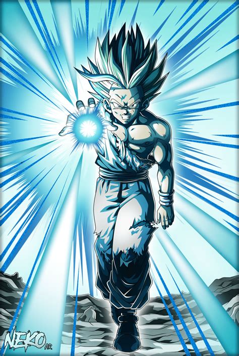 Super Saiyan 2 Gohan Kamehameha Wallpapers - Wallpaper Cave