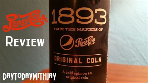 1893 Pepsi Cola Review - YouTube