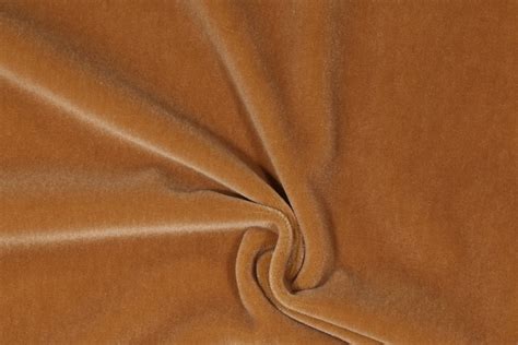 Designer Mohair Upholstery Fabric in Caramel