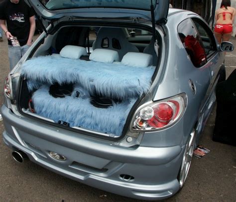 Peugeot 206 Modified Blue Fur Hatchback Picture