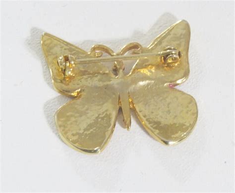 Butterfly Brooch Enamel Butterfly Brooch Vintage Enamel - Etsy