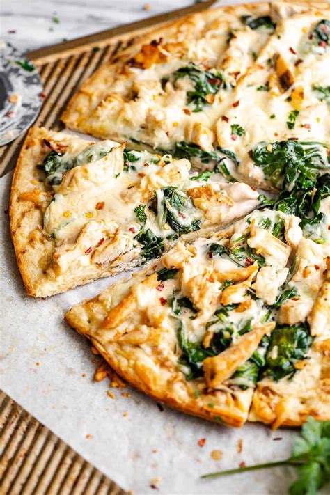 Chicken Alfredo Pizza Recipe | How to Make The Best White Pizza