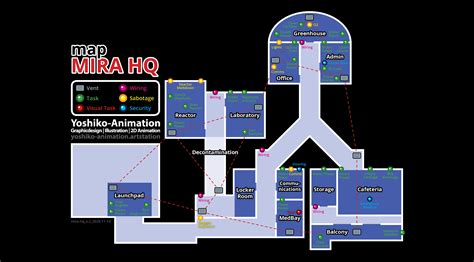 Among Us Map Mira HQ: Location Guide (English) by Yoshiko-Animation on ...