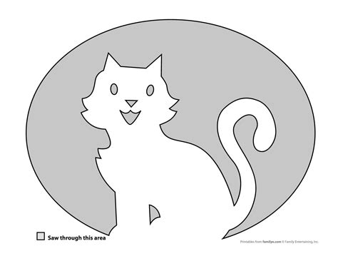 31 Free Pumpkin Carving Stencils of Cats for a Purrfect Halloween | Band of Cats