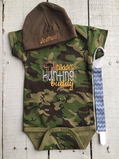 Baby Boy Clothes Baby Camo Daddy's Hunting Buddy Baby | Etsy