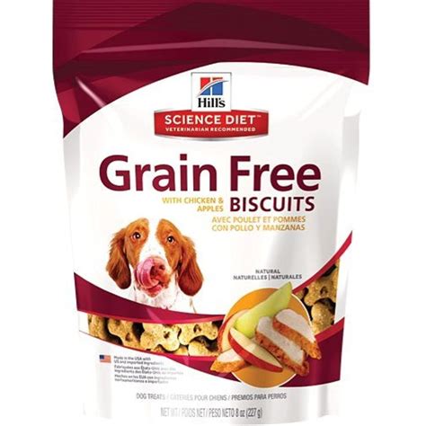 Hill's Grain Free Dog Treats, Crunchy Naturals with Chicken & Apples ...