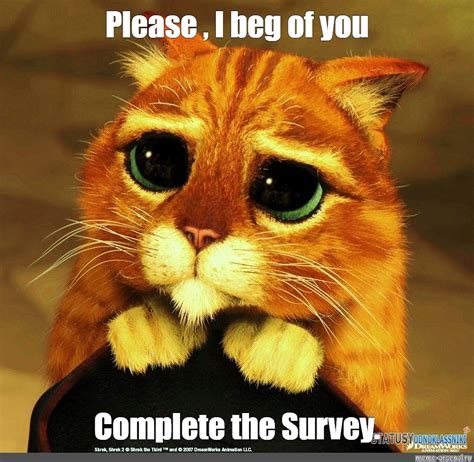 Meme: "Please , I beg of you Complete the Survey." - All Templates ...