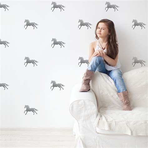 24 Equestrian Horse Vinyl Wall Decals, Horse Decals, Horse Wall Sticke