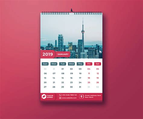 Calendar Template Photoshop