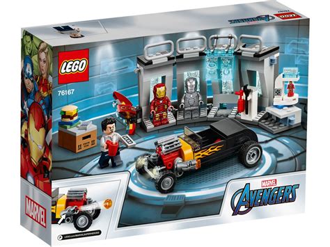 2020 LEGO Marvel Super Heroes Avengers 76167 Marvel Iron Man Armoury Set Images - Toys N Bricks