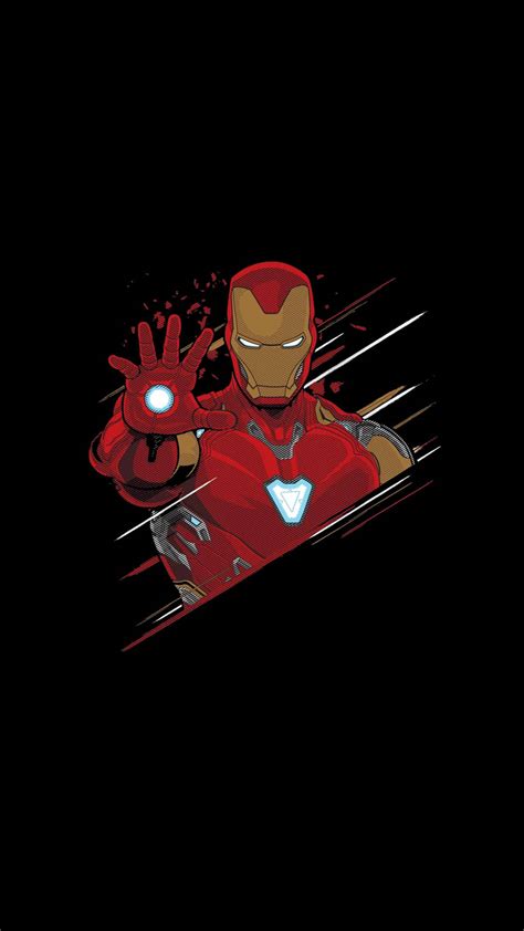 Download Fierce Iron Man Logo Wallpaper | Wallpapers.com