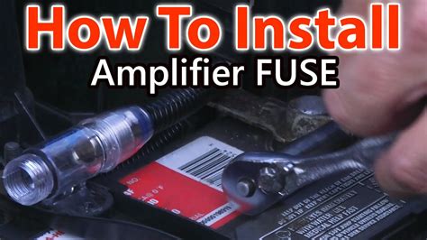 How To Wire A Fuse for Car Amplifier - YouTube