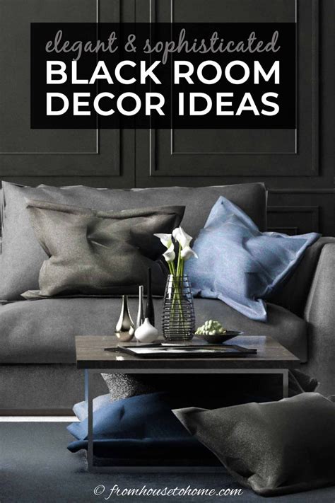 20+ Black Room Decor Ideas That Are Elegant and Sophisticated