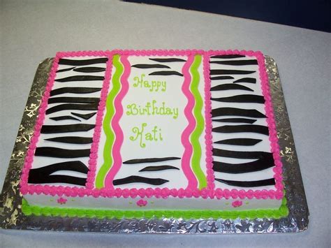 Zebra Print Cake - CakeCentral.com