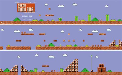 Power-Up Your Walls With This Super Mario Bros. Level 1-1 Poster Set ...