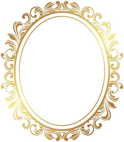 an ornate gold frame with swirls and leaves on it, against a white background