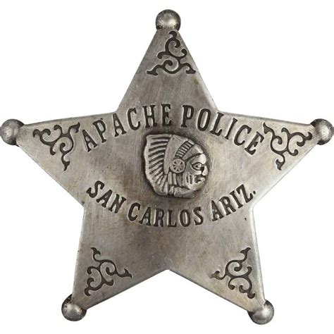 Apache Police Badge