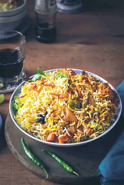 Best Hyderabadi Veg Biryani Recipe Dum Style - Cubes N Juliennes