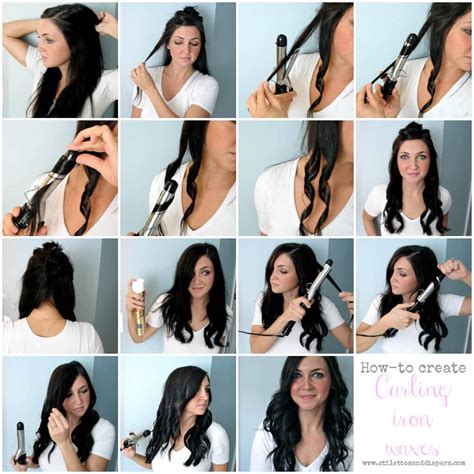 Hair How-to: Curling Iron Waves - Stilettos & Diapers