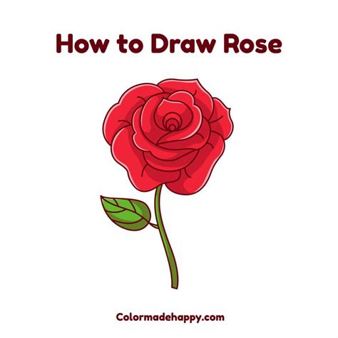 Top 16 How To Draw Roses Step By Step