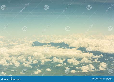 Mount Kilimanjaro Covered with Snow and Clouds Stock Photo - Image of ...