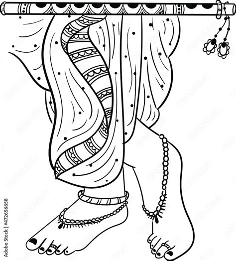 Indian Flute Clipart Black And White