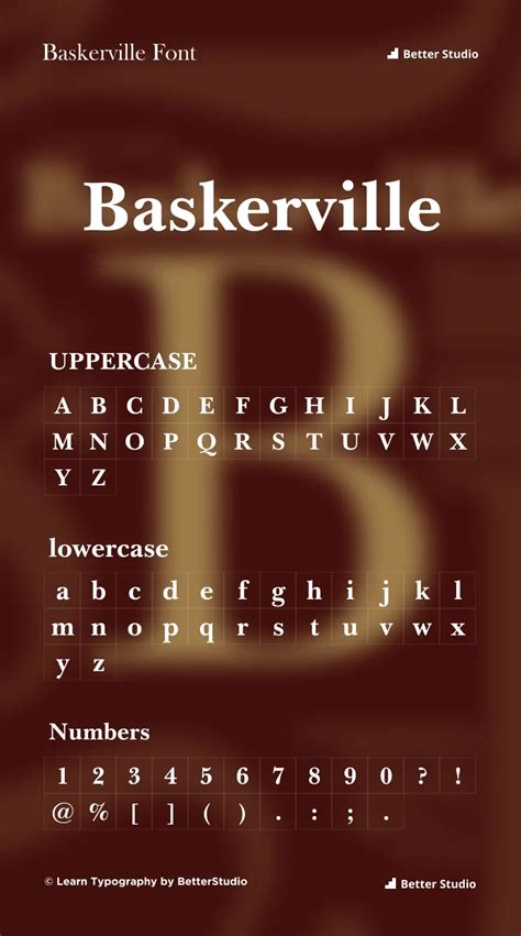 Baskerville Font: Download Free Font