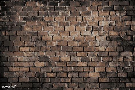 Dark brown brick textured background vector | free image by rawpixel.com / Niwat | Brown brick ...