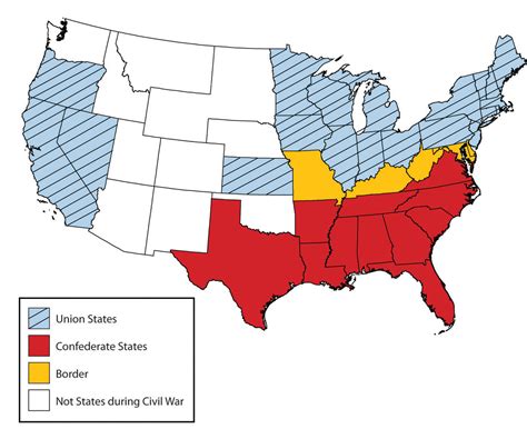 Thinking Like a Historian-Revolutionary War/Civil War Project - Map of ...