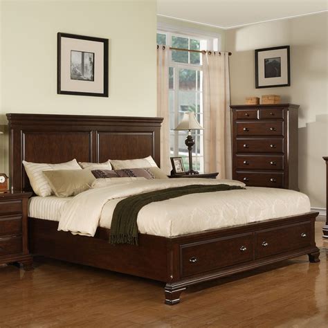 6 Pieces Queen Storage Bedroom Sets Storage Drawers Frame - Bedroom Sets