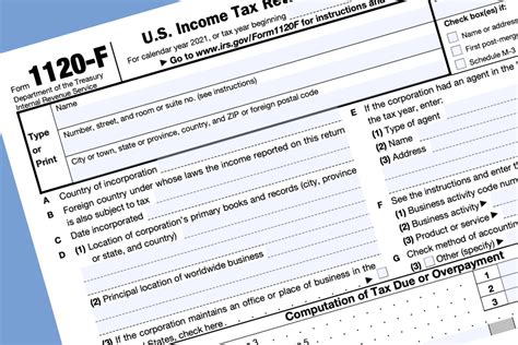 What is the form 1120-F? — Italian CPA Firms