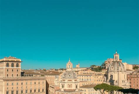 View of Piazza Venezia in Rome, Italy Under Blue Sky · Free Stock Photo