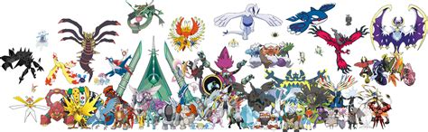 All Legendary Pokemon in PNG by DavidBksAndrade on DeviantArt