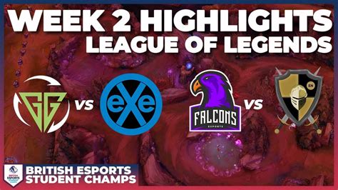 Week 2 League of Legends Highlights - British Esports Federation