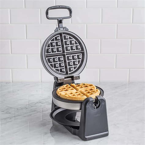 Chefman Rotating Waffle Maker (Black/Stainless Steel) | Kitchen Stuff Plus