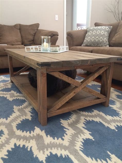 Ana White | Rustic "X" Coffee Table - DIY Projects