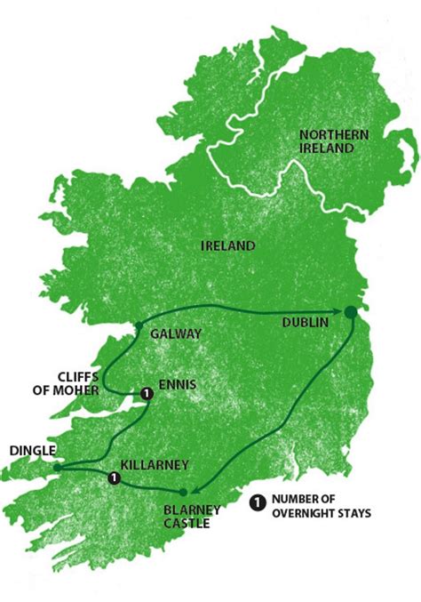 Exploring The Beauty Of Southern Ireland With Map Of Southern Ireland ...