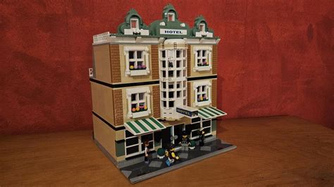 LEGO MOC Modular MOC "Hotel" by Klemmbausteinmagie | Rebrickable - Build with LEGO