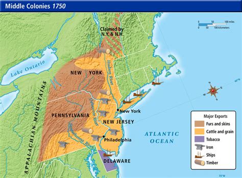 Natural Resources - The Middle Colonies