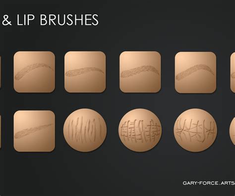 ArtStation - Skin Detail Brushes for Nomad Sculpt | Brushes