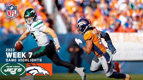 New York Jets vs. Denver Broncos | 2022 Week 7 Game Highlights - Win Big Sports