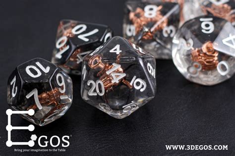 Rogue Black Dnd Dice Set for Dungeons and Dragons D&D - Etsy