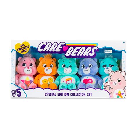 Care Bears 9" Plush Treasure Box 5 Pack Value Set - Walmart.com