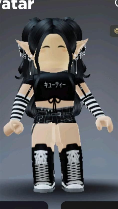 cute emo girl roblox avatar for pfp pov