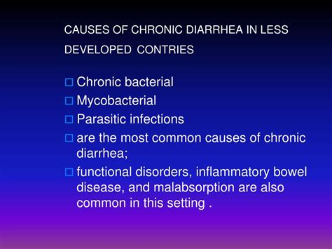 PPT - CHRONIC DIARRHEA PowerPoint Presentation, free download - ID:1426450