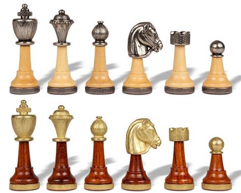 Metal Chess Pieces - The Chess Store