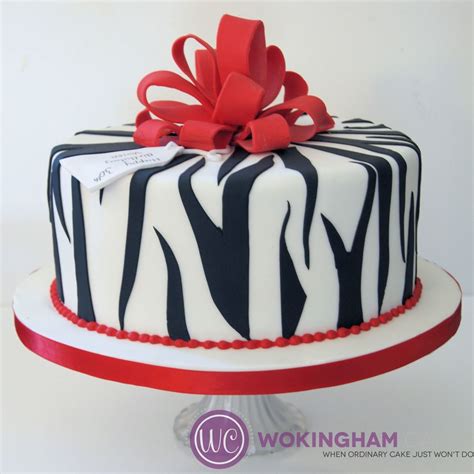 Zebra Print Cake - CakeCentral.com