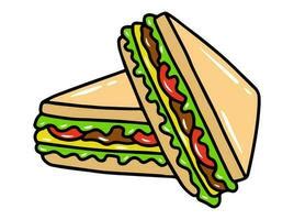 Clipart Of Sandwiches