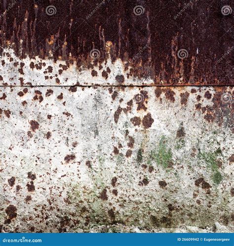 Rusted Metal Wall Detailed Photo Texture Stock Photography - Image: 26609942